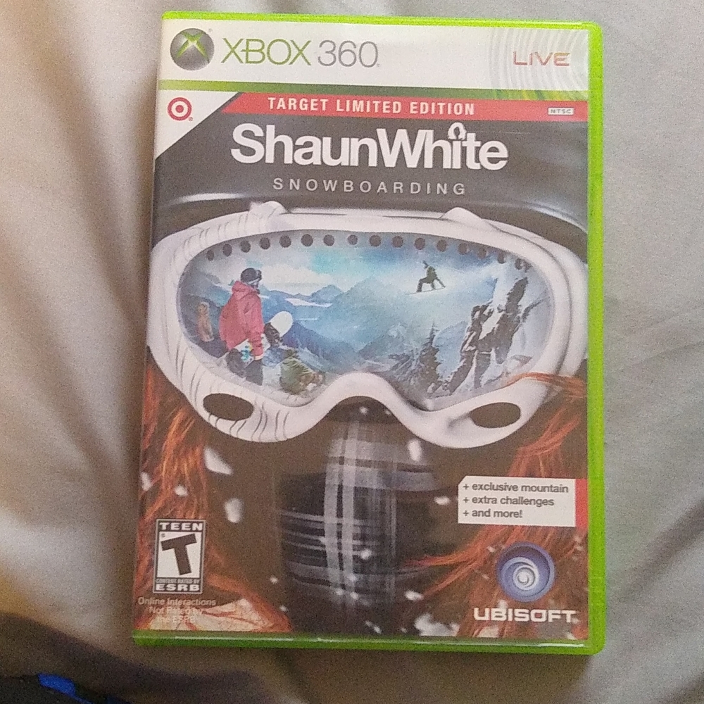 ShaunWhite Snowboarding target limited edition Xbox360